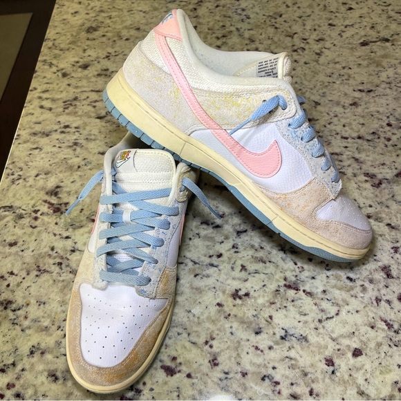 Nike Other - Nike Dunk Low Oxidized Pastels Size 12 DV6486-100 Mens No Box Pre Owned Suede